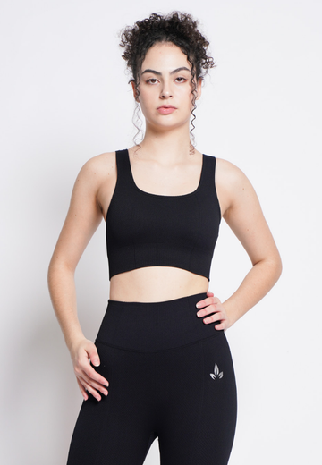 Athena Collection: Premium Seamless Padded Square Neck Sports Bra