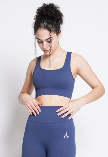 Athena Collection: Premium Seamless Padded Square Neck Sports Bra