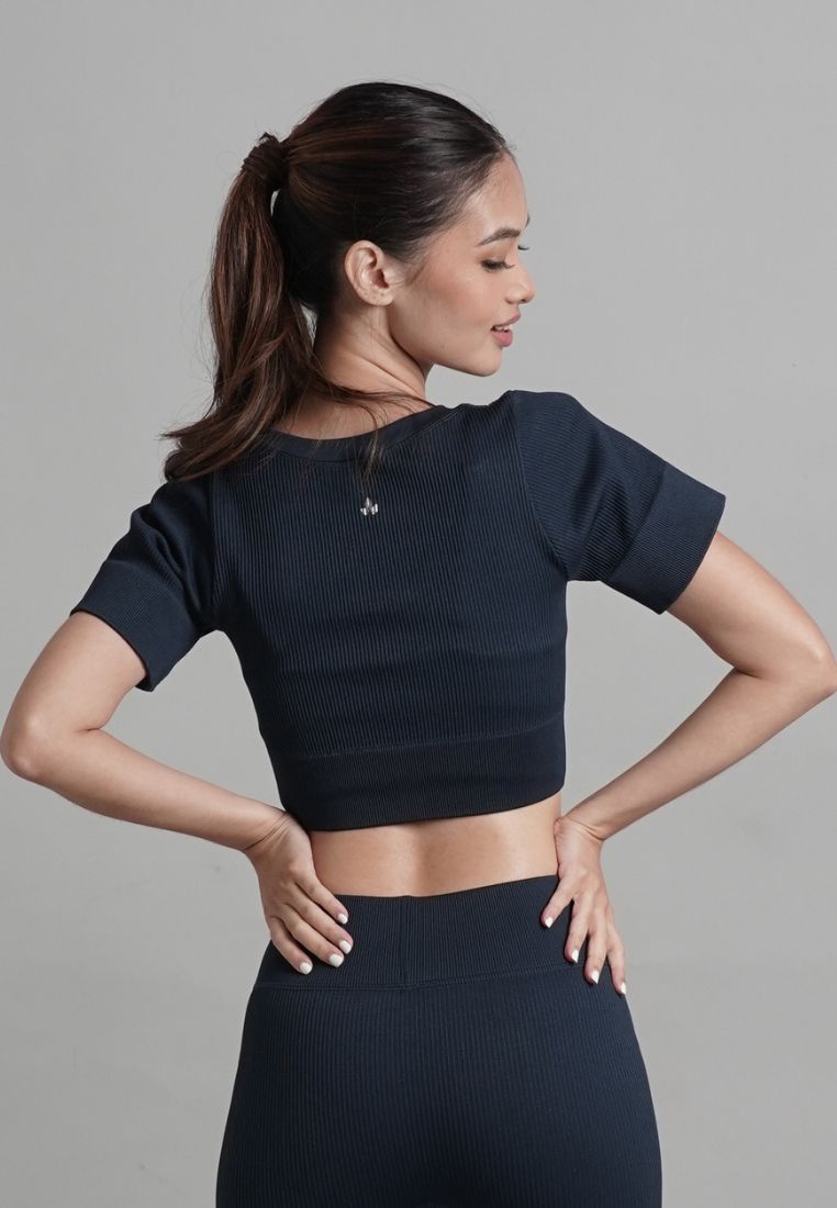 Blair Collection: Premium Seamless Non-Padded Cropped Top Shirt