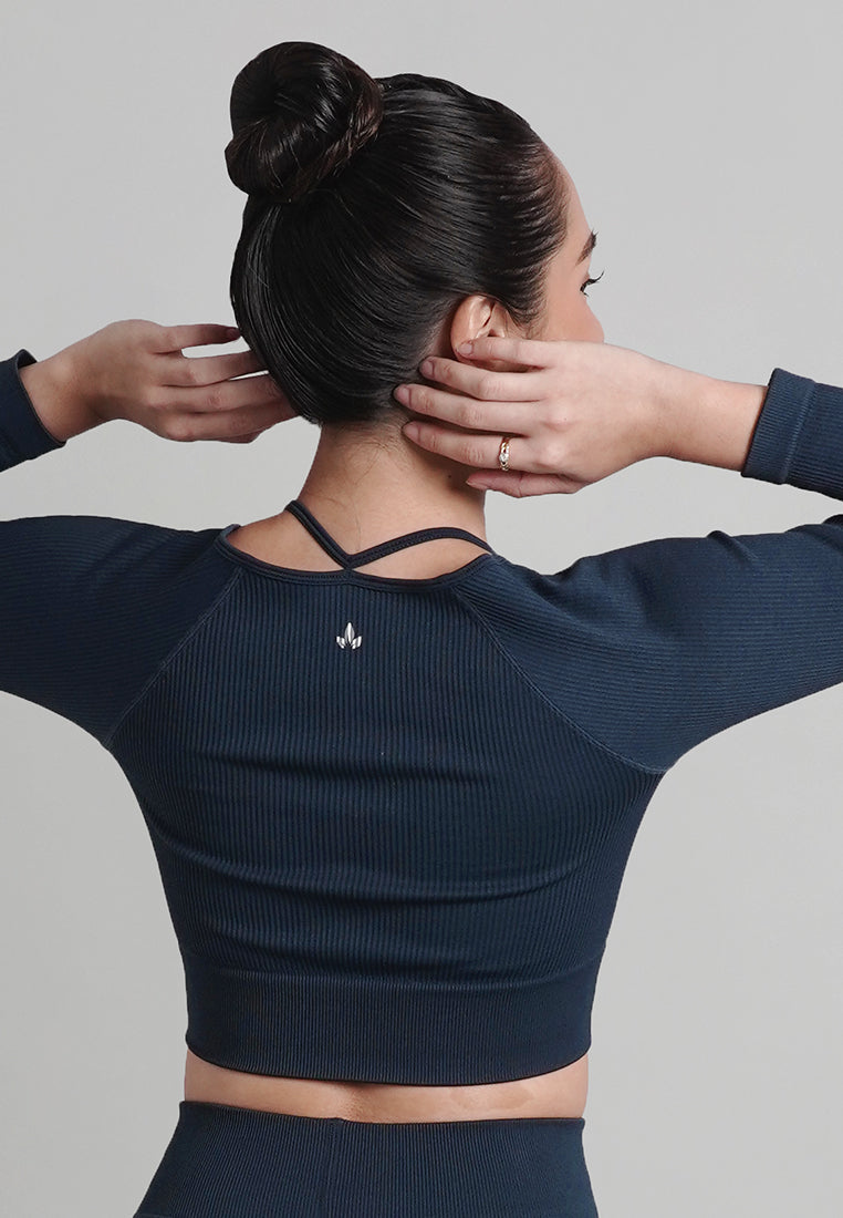 Blair Collection: Premium Non-Padded Long Sleeves Cropped Top