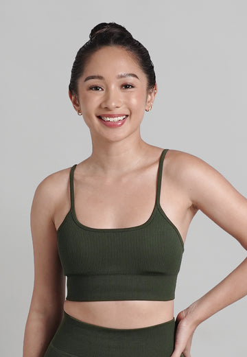 Blair Collection: Premium Seamless Padded Square Neck Sports Bra