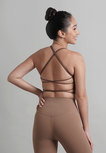 Core Collection: Lana Cross Back Seamless Sports Bra