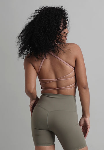 Core Collection: Lana Cross Back Seamless Sports Bra