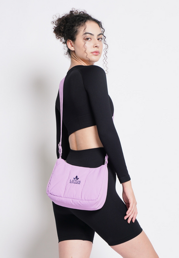 Lotus Activewear Premium Crossbody Shoulder Puffer Everyday Errand Bag