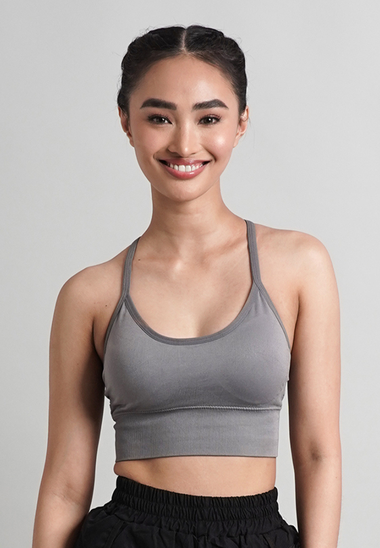 Core Collection: Padded Melody Seamless Sports Bra: Petite to Plus Size