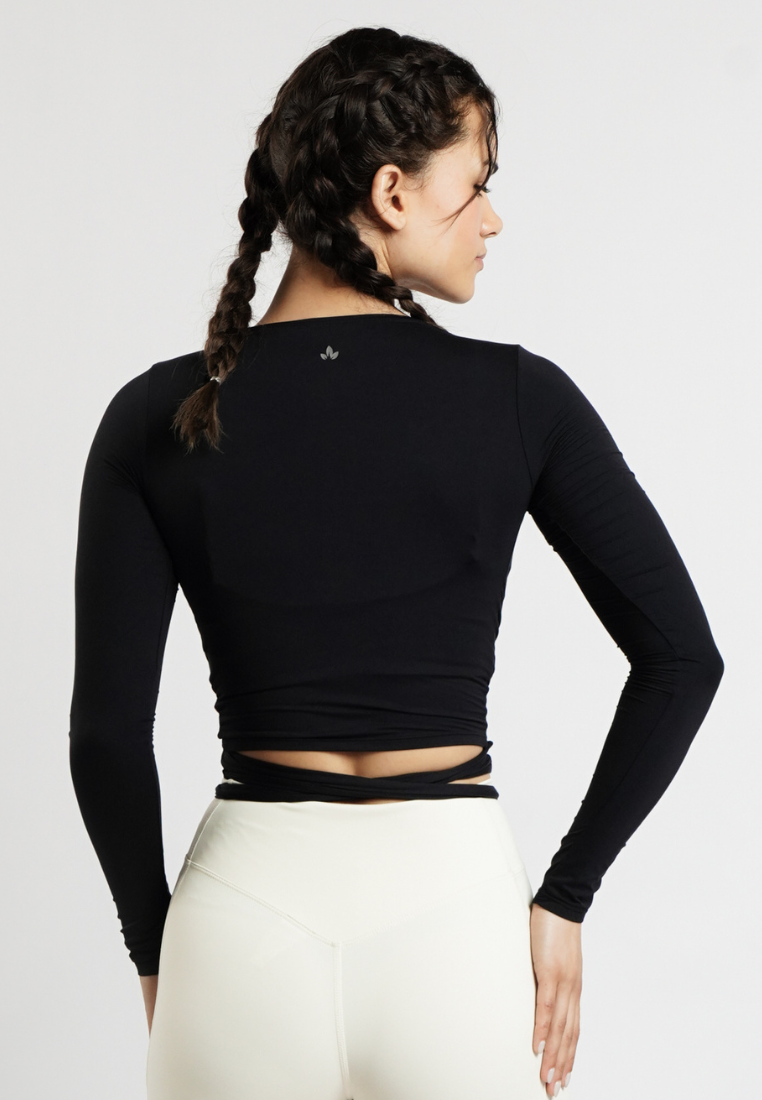 Natalia Ballet Premium Soft-Touch Long Sleeve Wrap Top