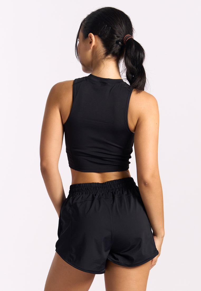 Selena Sports Halter Neck Cropped Top