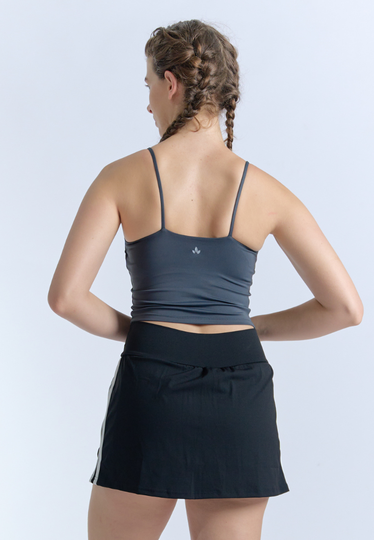 Megan Yoga Cami Crop Top and Thin Strap Sports Bra