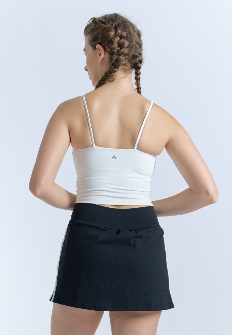 Megan Yoga Cami Crop Top and Thin Strap Sports Bra