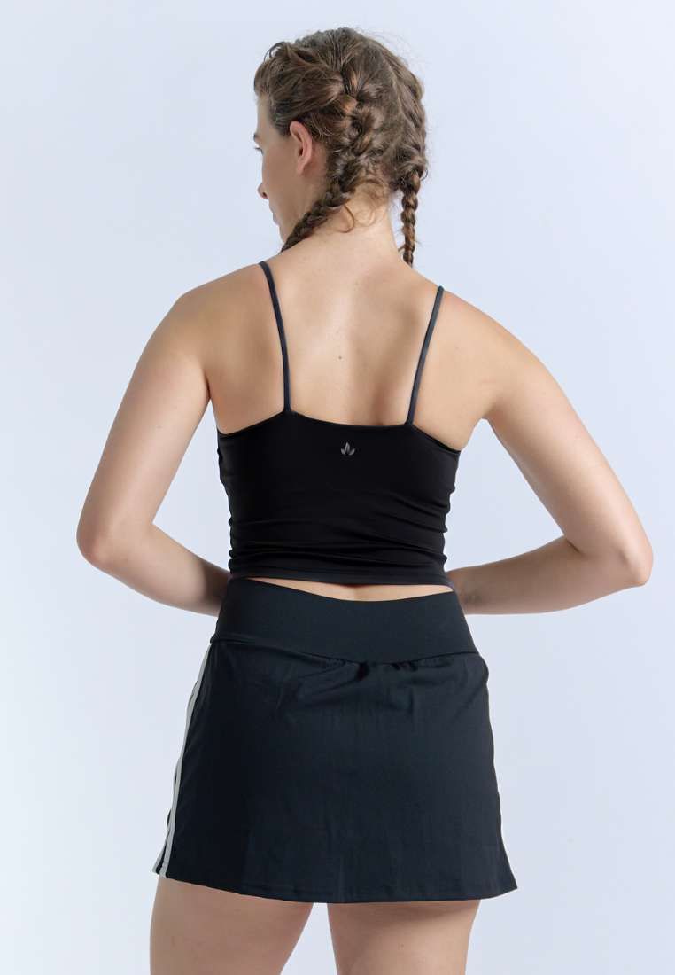 Megan Yoga Cami Crop Top and Thin Strap Sports Bra