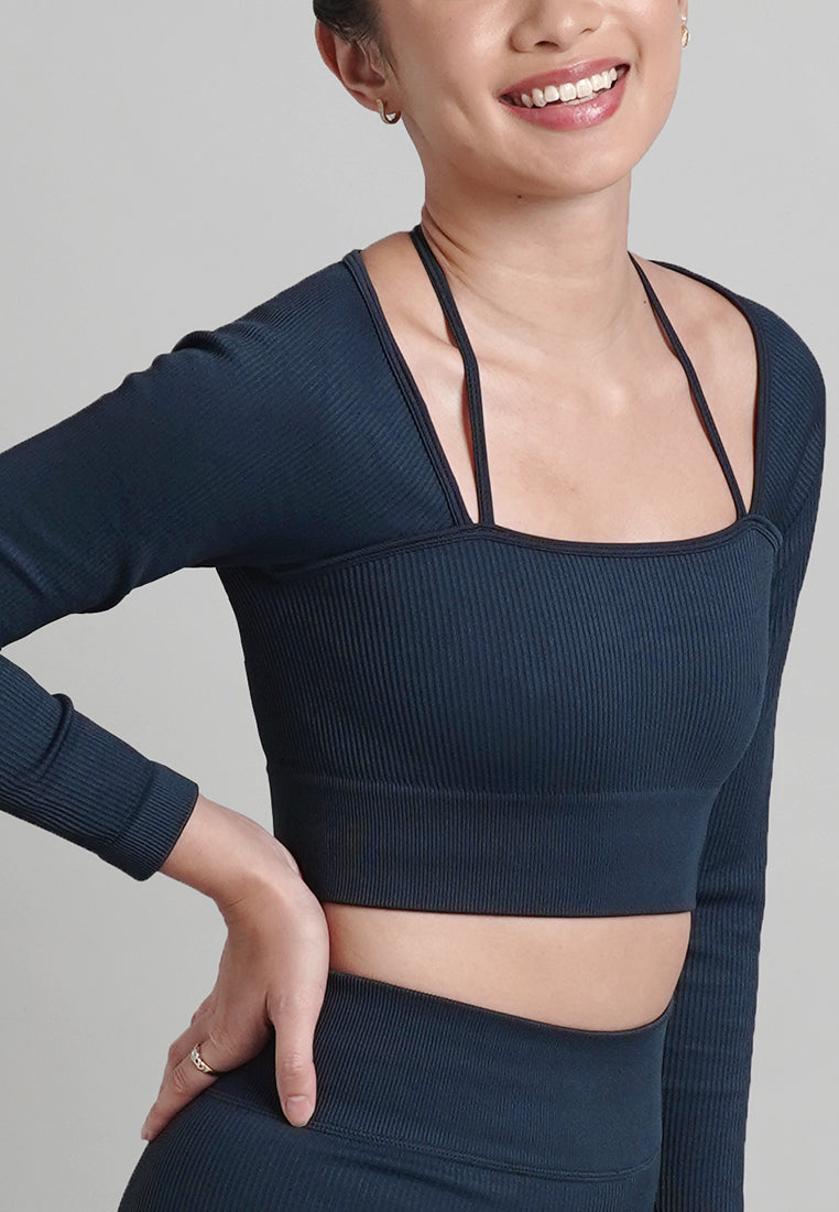 Blair Collection: Premium Non-Padded Long Sleeves Cropped Top