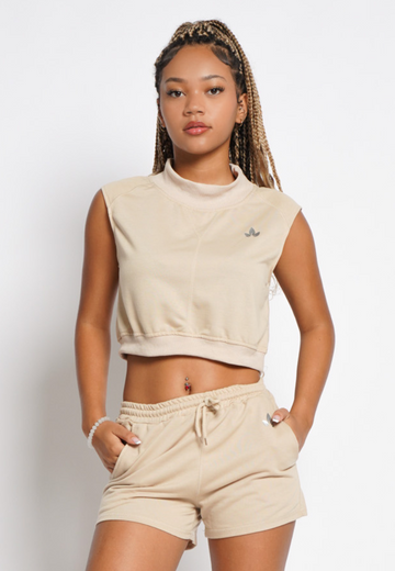 Haisley Crop Top and Relax Shorts Set