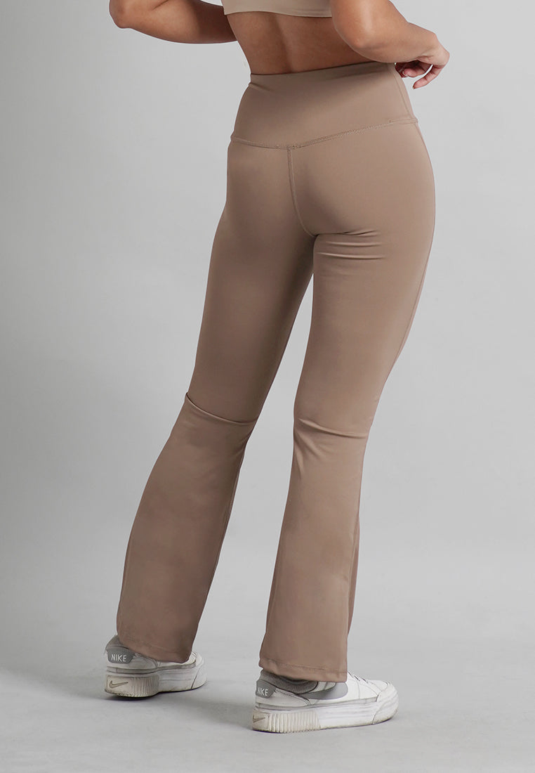 Core Collection: Mid Waist Kaiya Flared Leggings: Petite to Plus Size