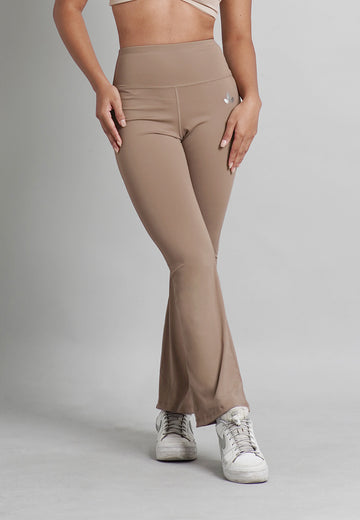 Core Collection: Mid Waist Kaiya Flared Leggings: Petite to Plus Size
