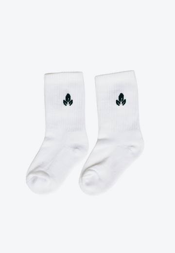 Core Collection: Kids Cotton Terry Sole School Crew Socks