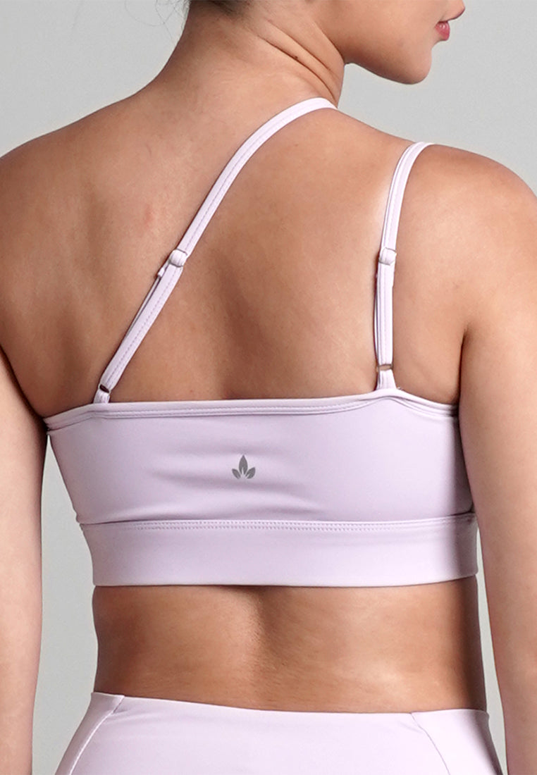 Maeve Collection: Removable Pads One Shoulder Sports Bra