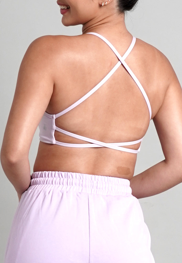 Maeve Collection: Removable Pads Cross Back Sports Bra