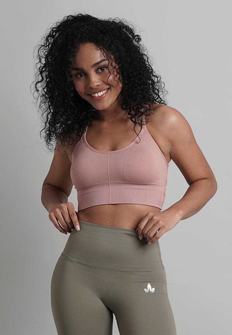 Core Collection: Lana Cross Back Seamless Sports Bra
