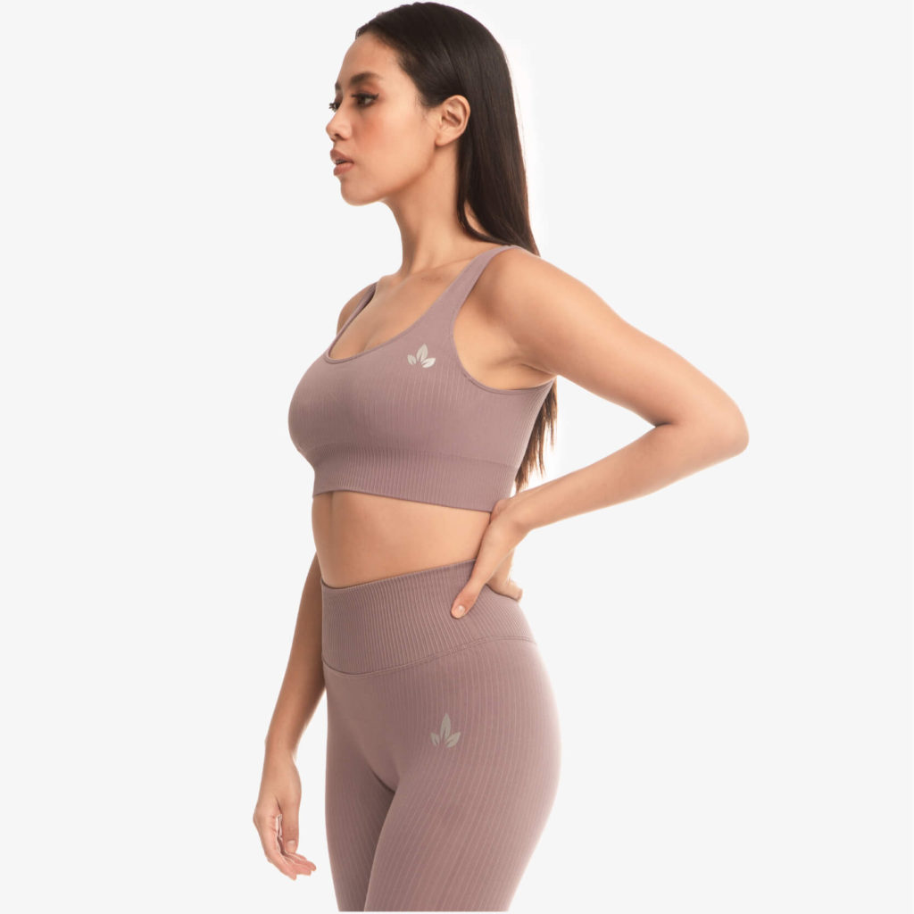 Rowan Ribbed Bra Lotus Active Wear 