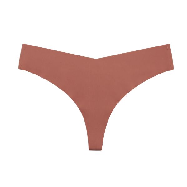 Second Skin Seamless Thongs, T Back Panty in Dulce (Single Pack